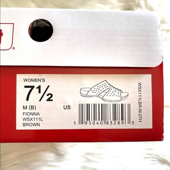 Propet Women's Fionna Slide Sandal, Brown, 7.5 - Picture 9 of 9